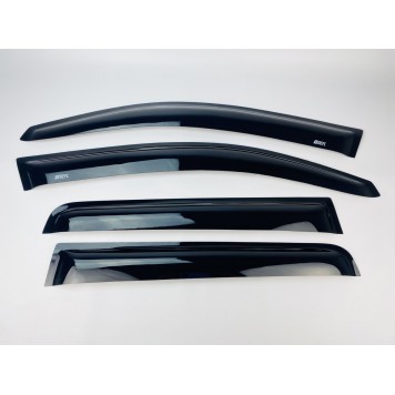 Дефлектори вікон Mitsubishi Outlander 2012-2020 накладні (DEFL) Q2-3